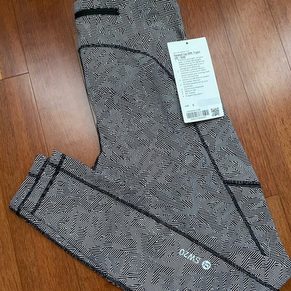 Lululemon Seawheeze 2020 Speed Up MR Tight 28” Sz6 - Picture 1 of 6
